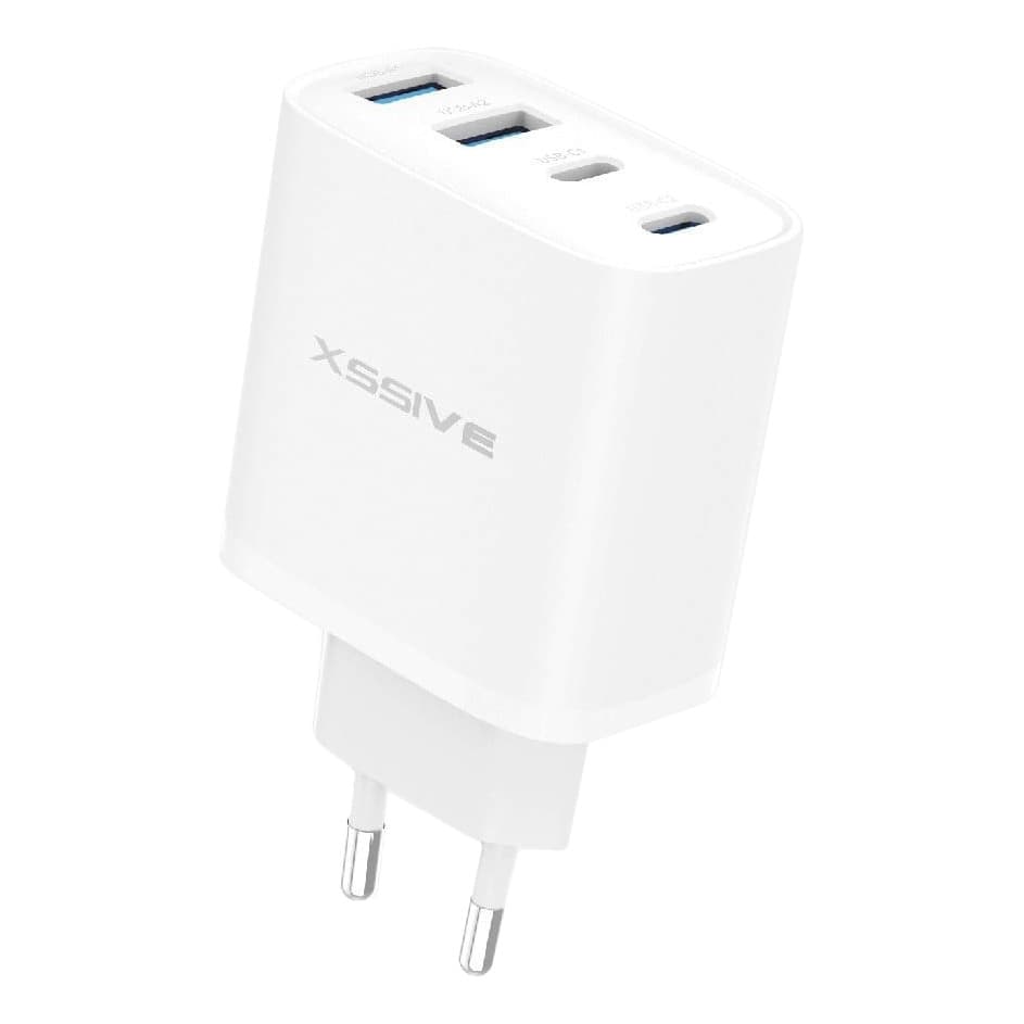 Xssive 40W GaN Charger 4 ports White