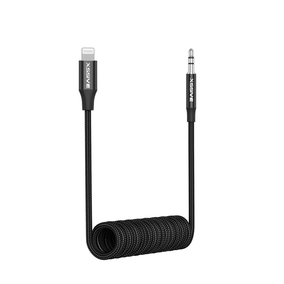 Xssive Spring Audio Cable Lightning to 3.5mm 1.5m