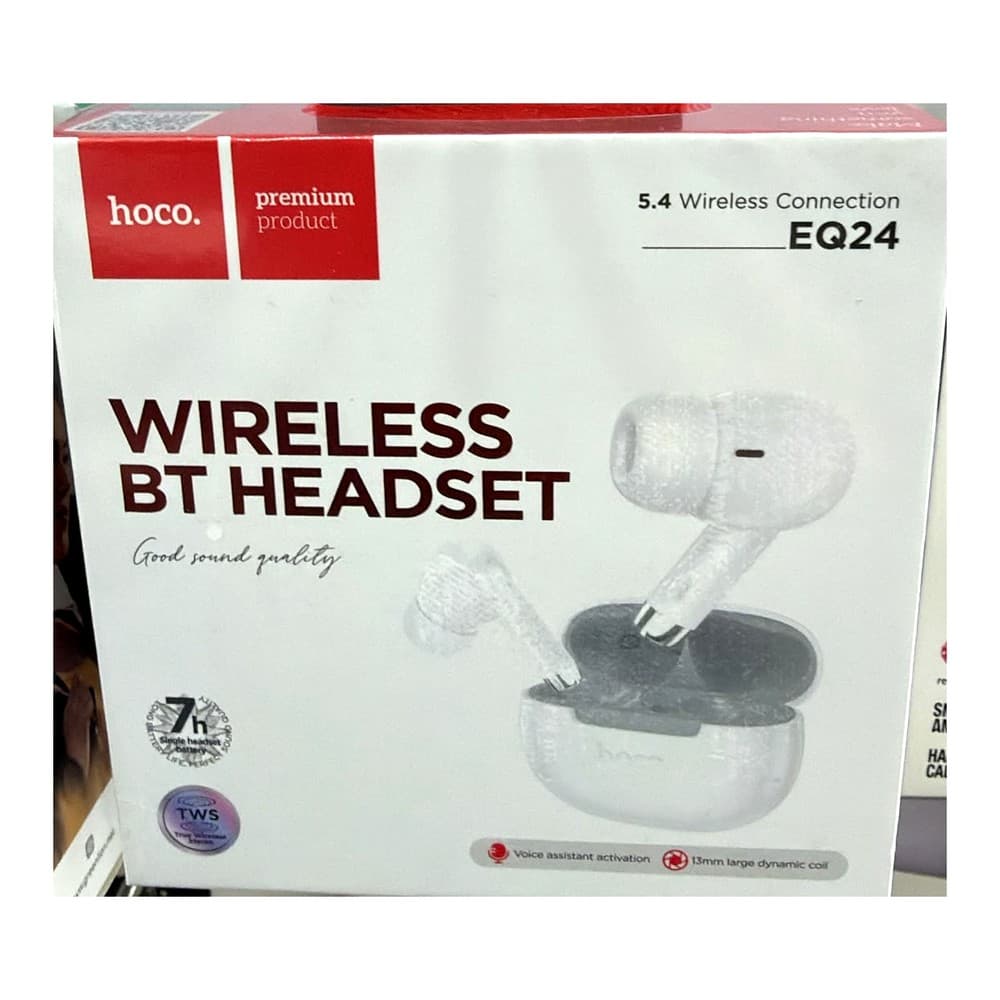 hoco EQ24 Wireless Earbuds White