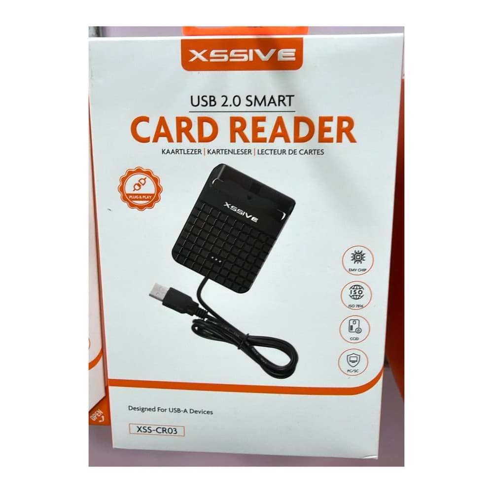 Xssive USB Smart Card Reader (Belgian eID)